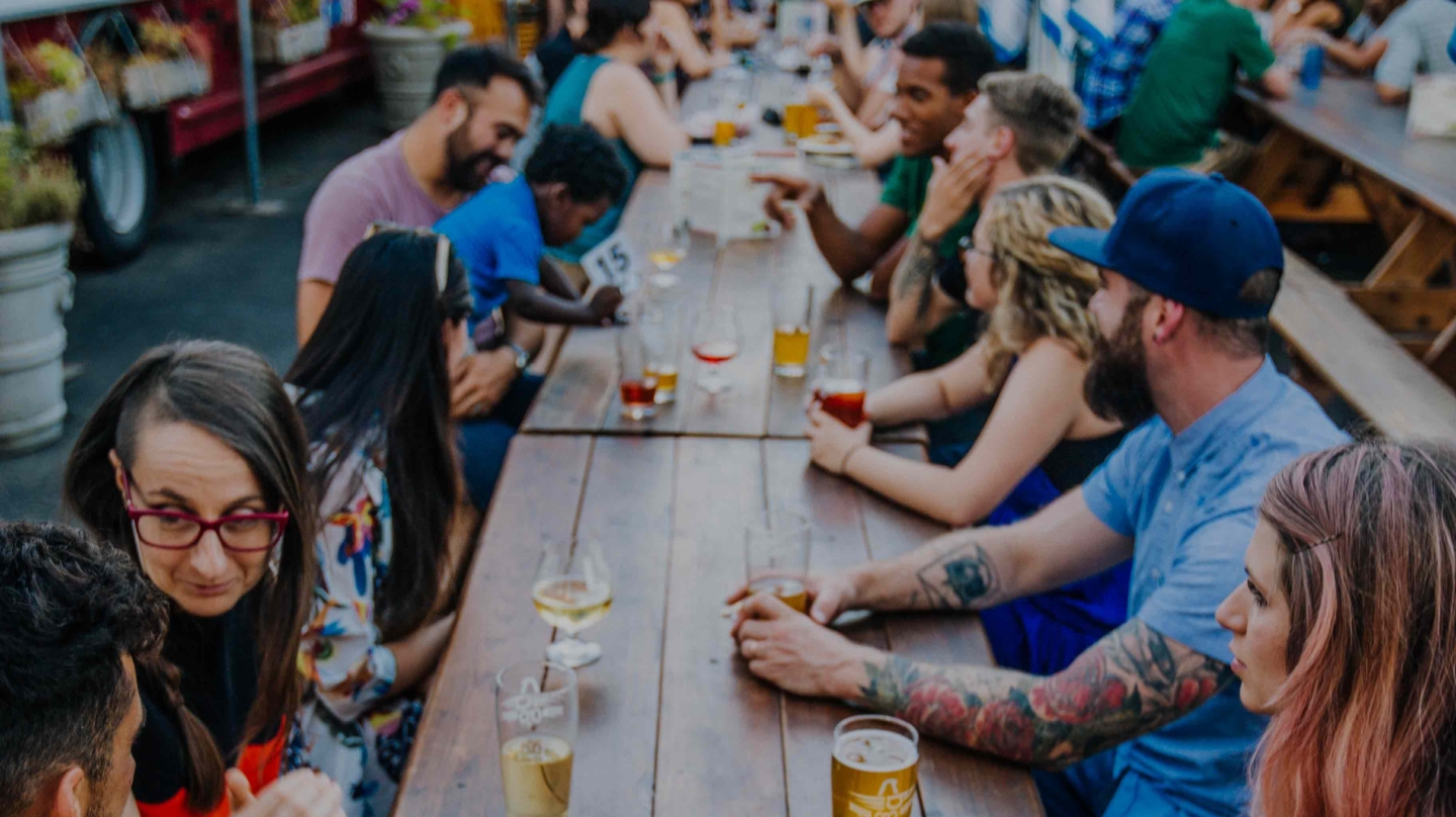 Porter ordering platform for food halls